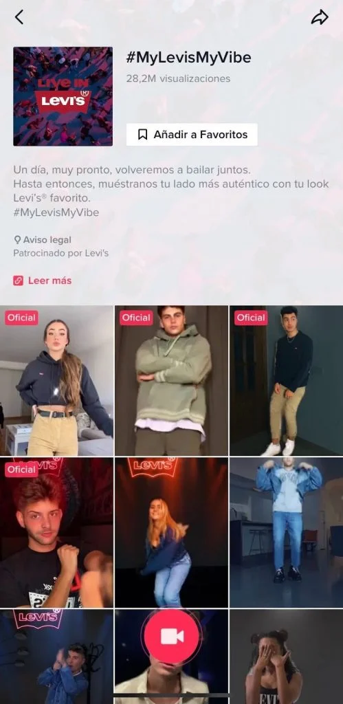 Hashtags para tiktok